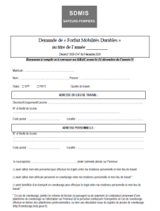 Formulaire FMD